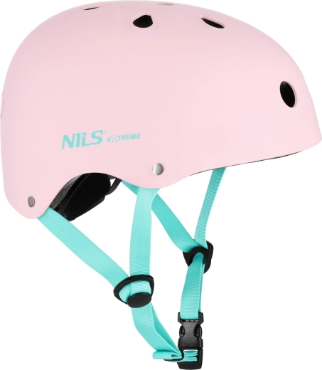 Rosa Helm NILS Extreme für Inline-Skates, Fahrrad und Scooter – M (55–58 cm)