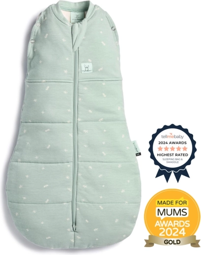 ErgoPouch Pucktuch und Schlafsack 2-in-1 Cocoon sage 2,5 TOG (6–12 Monate)