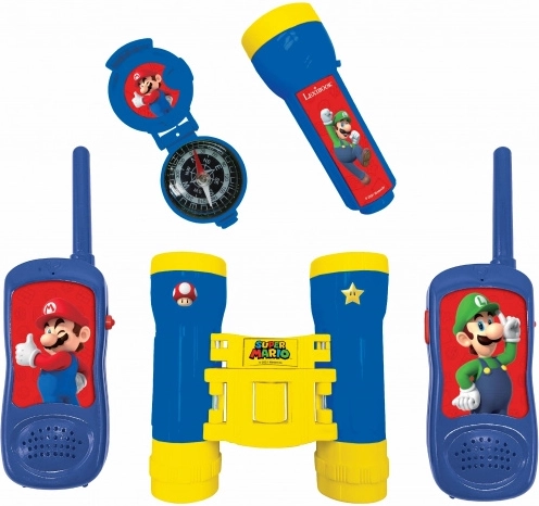 Abenteuerset mit Super-Mario-Walkie-Talkies für Kinder