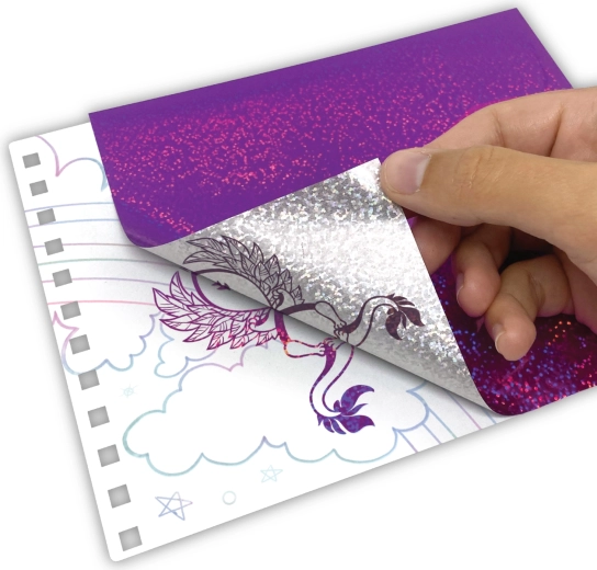 Blendende Folien mit holografischem Effekt