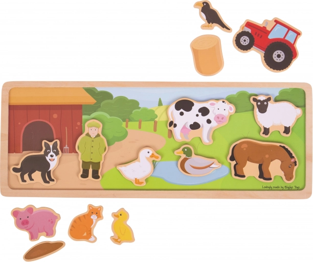 Magnetisches Bauernhof-Puzzle Bigjigs Toys