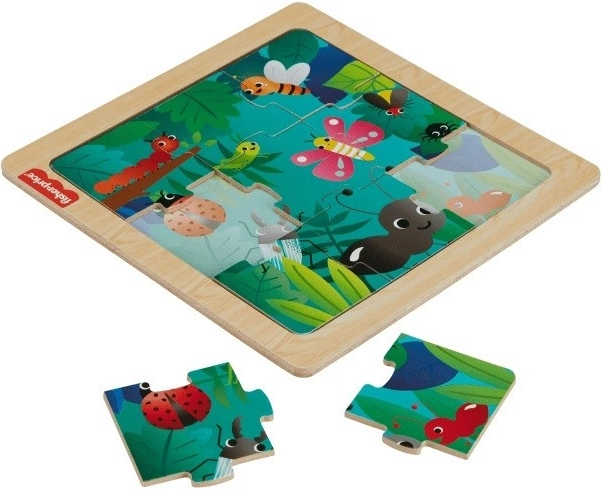 Holzpuzzle mit Insektenmotiv von Fisher-Price