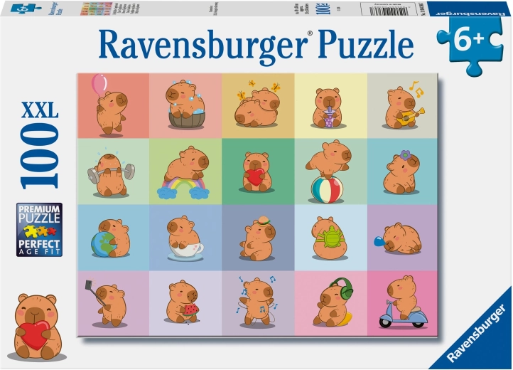 Ravensburger Puzzle Capybara, 100 Teile