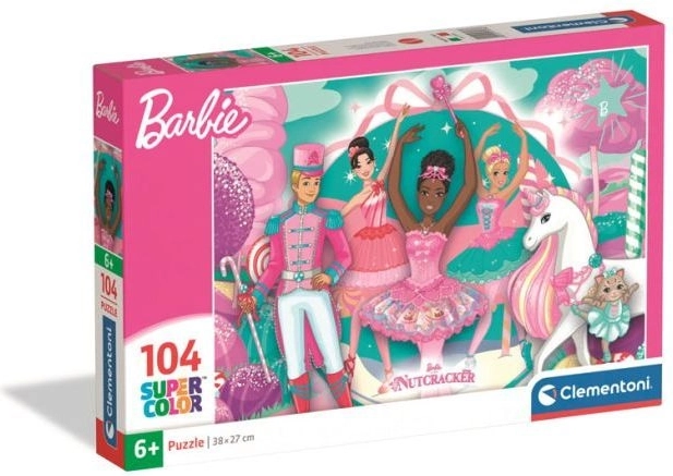 Kinderpuzzle Clementoni SuperColor Barbie und der Nussknacker, 104 Teile