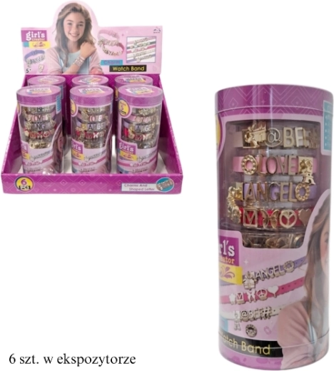 DIY-Set für Kinder zur Herstellung von Armbändern mit Anhängern und Buchstaben