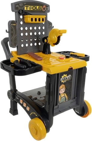 3-in-1: Werkbank, Wagen und Schubkarre