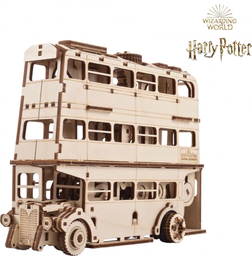 Ugears 3D Mechanisches Holzpuzzle Ritterbus Harry Potter