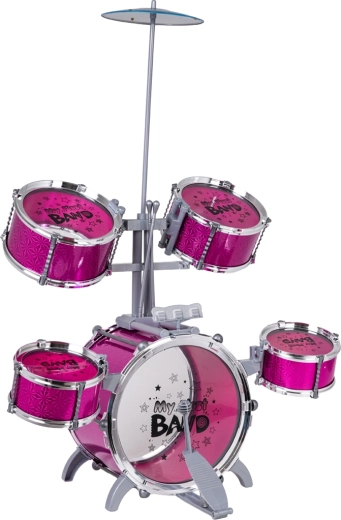 Pinke Ausführung mit Metallbecken