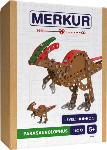 Merkur Dinosaurier: Parasaurolophus – Metallbaukasten mit 162 Teilen