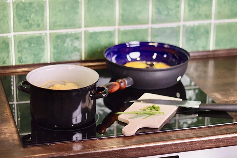 Gleichmäßige Wärmeverteilung und energiesparendes Kochen