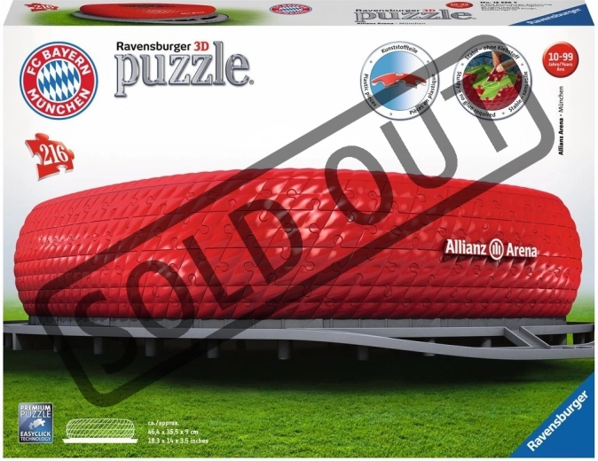 3D-Puzzle Allianz Arena München 216 Teile