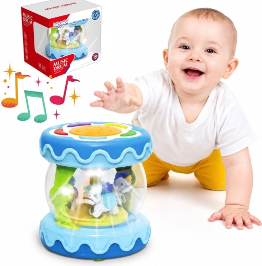 WOOPIE BABY Musiktrommel mit Projektor 3 in 1