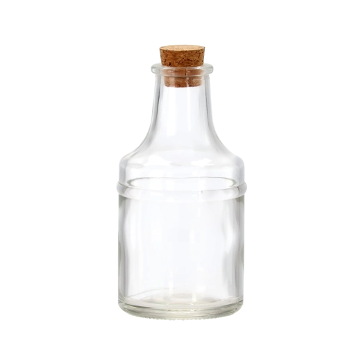 Glasflasche mit Korken 200 ml