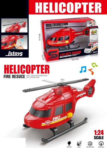 Spielzeug-Helikopter mit Licht- und Soundeffekten