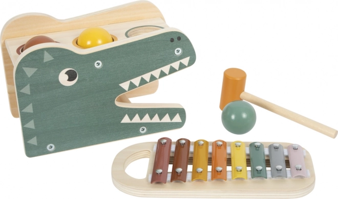 Small Foot Xylophon und Klopfbank 2-in-1 Safari