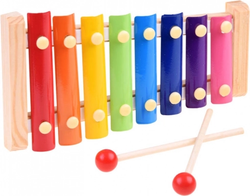 Bunter Kinder-Xylophon aus Holz