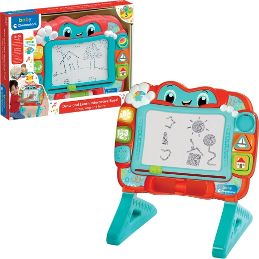 Baby Clementoni meine interaktive magnetische Zeichentafel 2-in-1