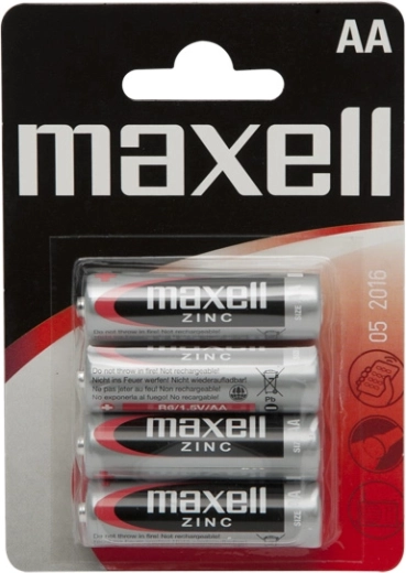 Zink-Kohle-Batterien AA R6 1,5 V, 4 Stück