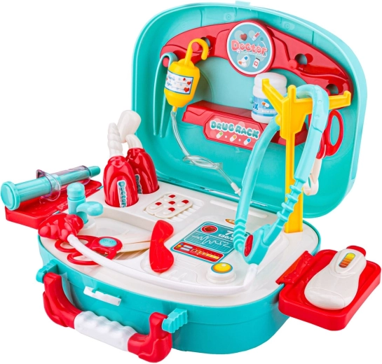 Koffer 2-in-1: Aufbewahrungsbox und Spielstation