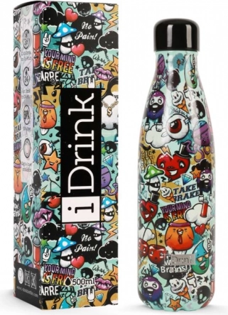 Thermoflasche Urban mit Graffiti-Motiv