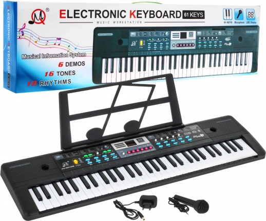 Keyboard 61 Tasten mit USB und Bluetooth für Anfänger MQ-605UFB