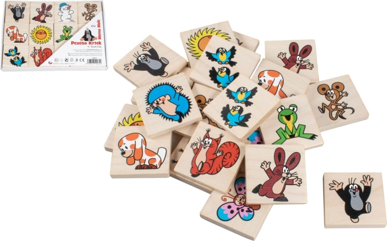Pexeso MAULWURF – Gesellschaftsspiel aus Holz