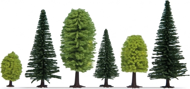 Noch Mischwald – Set mit 10 Bäumen