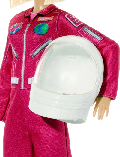 Abnehmbarer weißer Helm für Weltraummissionen