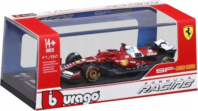 Bburago 1:64 Ferrari Formel SF-25 Charles Leclerc