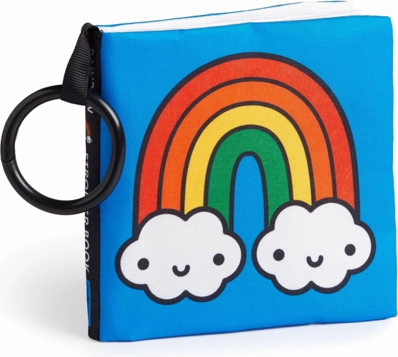 Stoffbuch für den Kinderwagen Regenbogenwelt Mudpuppy