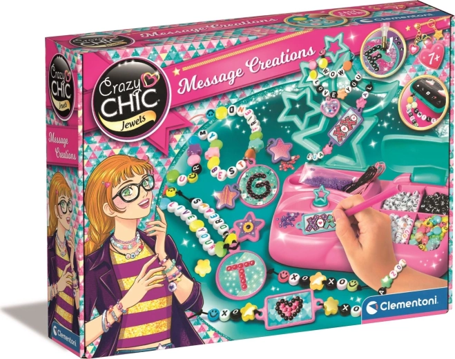 Kreativstudio mit Buchstaben CRAZY CHIC – Schmuck-Bastelset