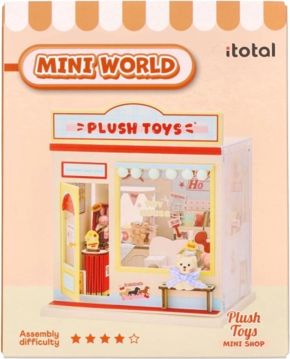 i-Total Miniatur-DIY-Modellbausatz: Plüschtierladen