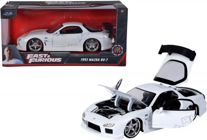 Mazda RX-7 The Fast and the Furious 1:24 Metallmodell