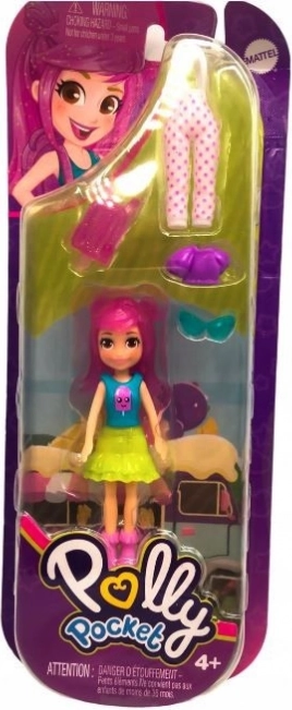 Puppe Polly Pocket – kleines Mode-Set mit Outfits und Accessoires