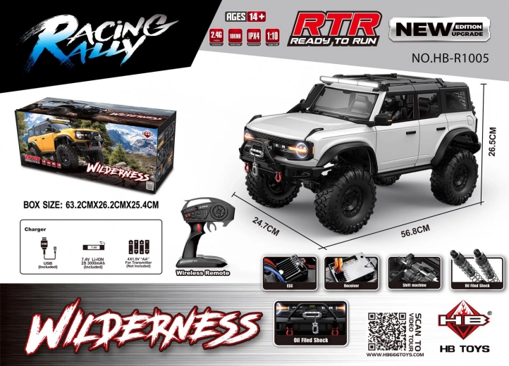 RC-Auto Wilderness 1:10 weiß