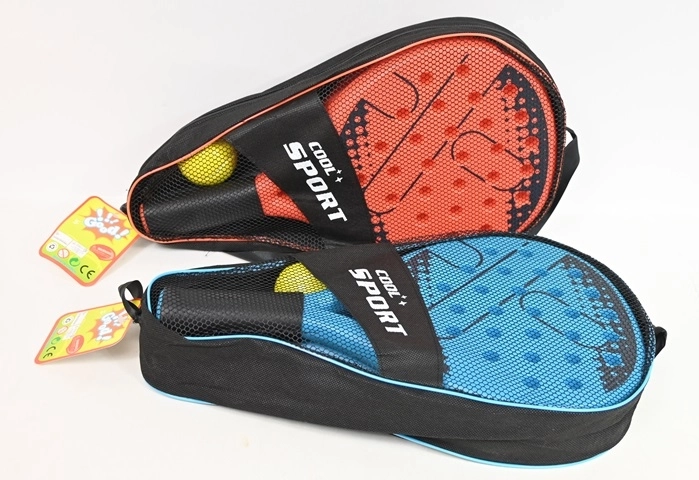 Strand-Schläger mit Ball im Etui