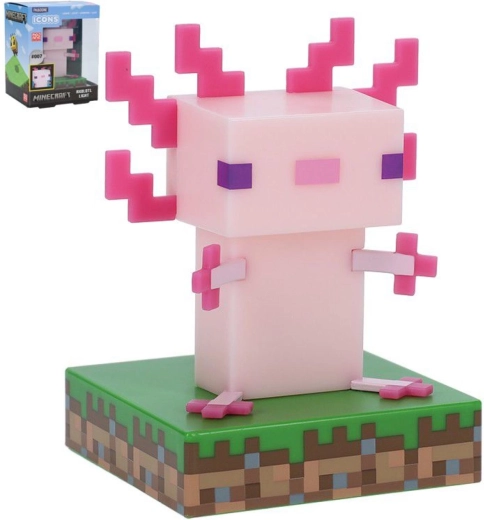 Minecraft dekorative LED-Lampe Axolotl
