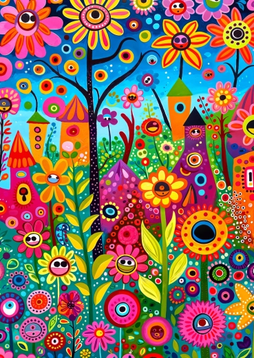 Enjoy Puzzle Verspielter Garten 1000 Teile