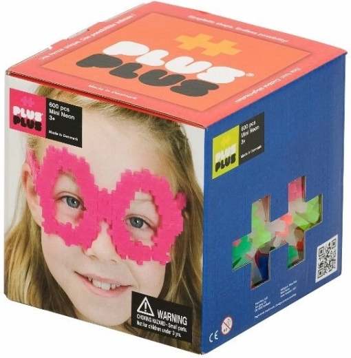 Konstruktionsspiel PLUS-PLUS Mini Neon, 600 Teile