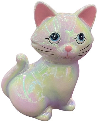 Keramische Spardose Katze