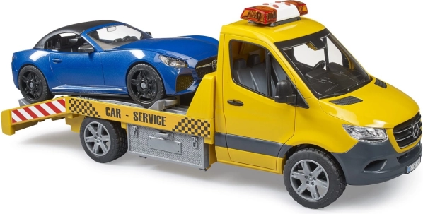 Bruder Abschleppwagen Mercedes‑Benz Sprinter mit Sportwagen