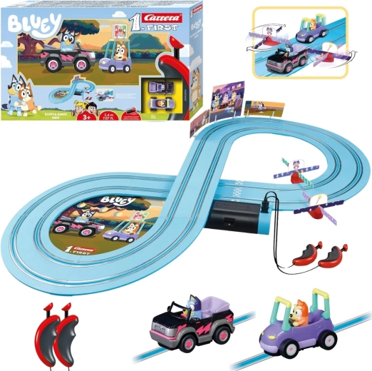 Carrera FIRST Bluey und Bingo Rennbahn 2,4 m