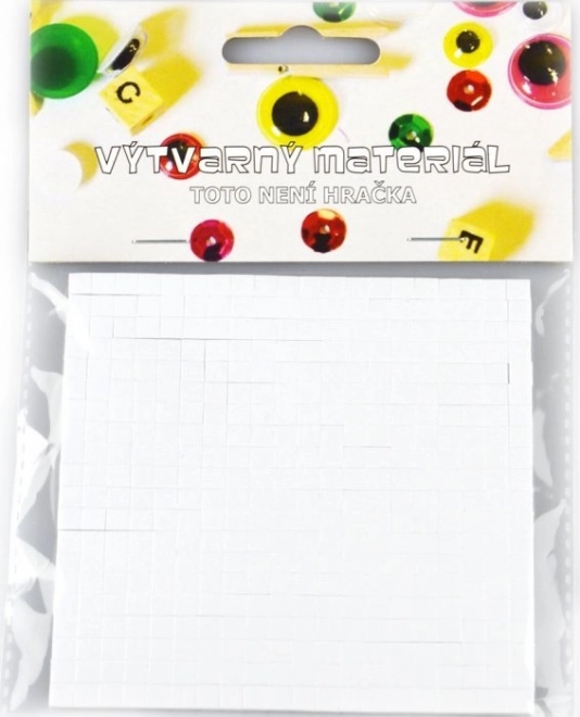 Beidseitige Klebequadrate