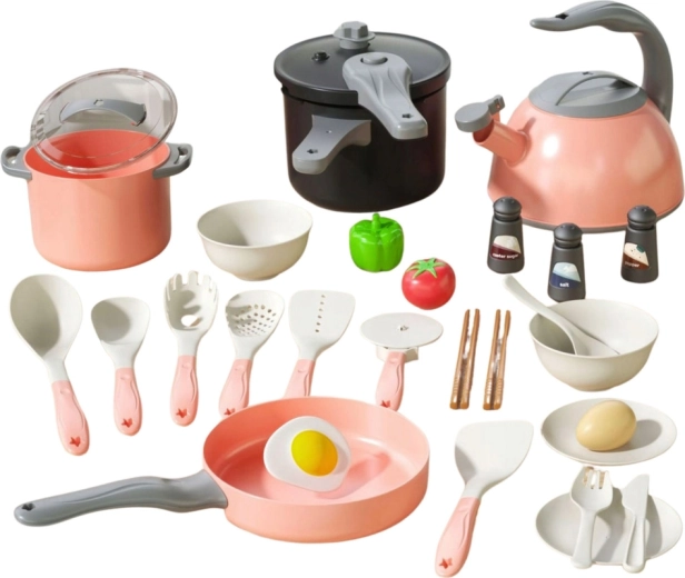 Realistisches Geschirr für echtes Kochspiel