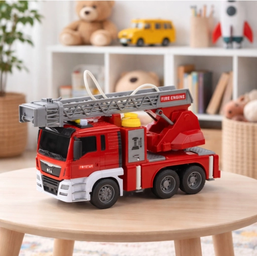 Echtes Löschen mit Wasserpumpe