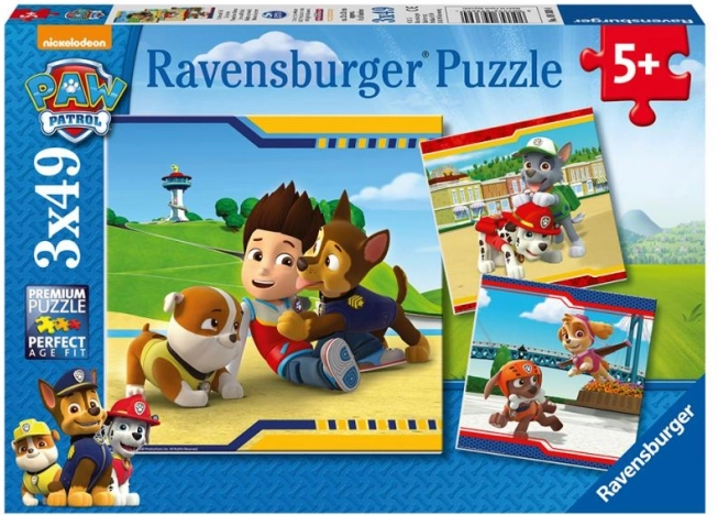 Ravensburger Puzzle Paw Patrol Best Friends 3×49 Teile