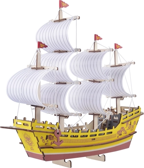 Woodcraft Holz 3D Puzzle Handelsschiff