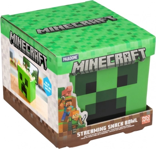 Minecraft-Schüssel Creeper mit Handyhalterung
