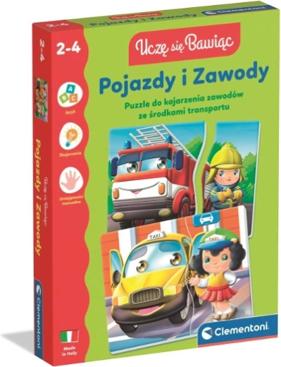 Fahrzeuge und Berufe – Lernspiel für die Kleinsten