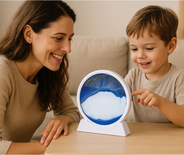 360° drehbarer Rahmen und stabiler Standfuß